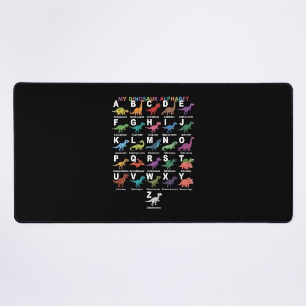 Item preview, Types of Dinosaurs Alphabet A-Z ABC Dino Identification designed and sold by gear-posters.