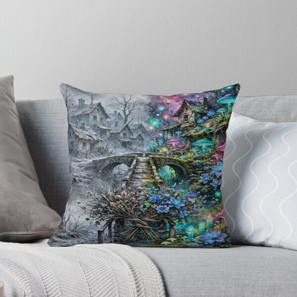 Item preview, Grey To Vibrant Afterlife Bridge Floral Art designed and sold by Myxcriative1.