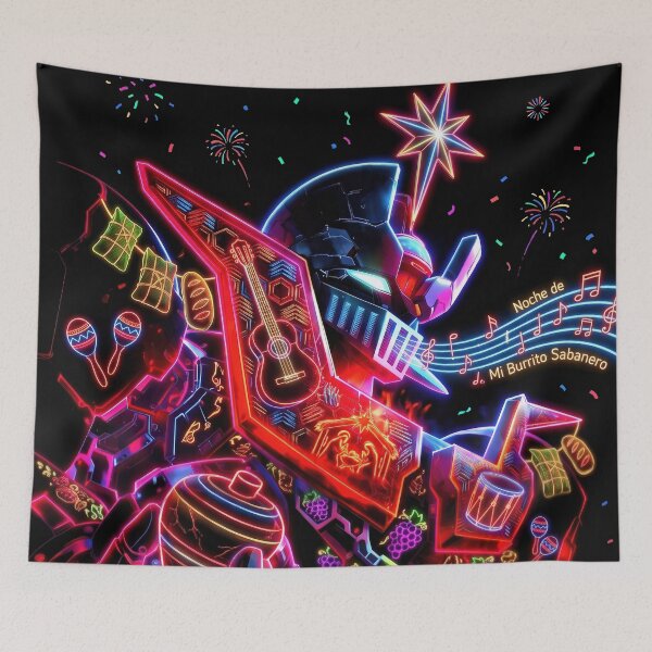 Item preview, Christmas from My Childhood - Giant Robot and Creole Traditions Neon Art designed and sold by keythxctrs.