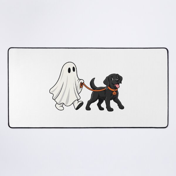 Item preview, Ghost Walking Black Lab Funny Halloween Dog Owner designed and sold by Whirx.