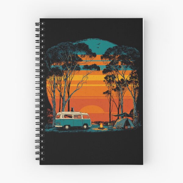 Item preview, Retro Australian Camping Koala Camper Sunset designed and sold by D-Oles-Mercher.