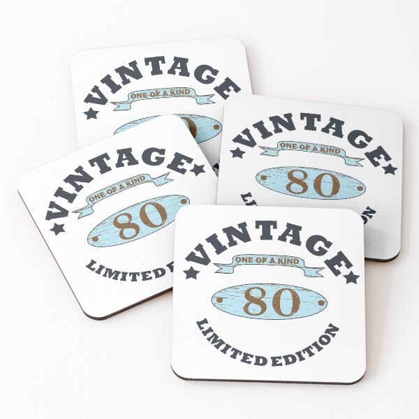 Item preview, Limited Edition Vintage 80 years old - 80th Birthday Party Gift designed and sold by Alexaltay.