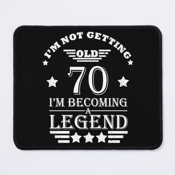Item preview, I'm Not Getting Old I'm Becoming A Legend - Vintage 70 years old - 70th Birthday Party Gift designed and sold by Alexaltay.