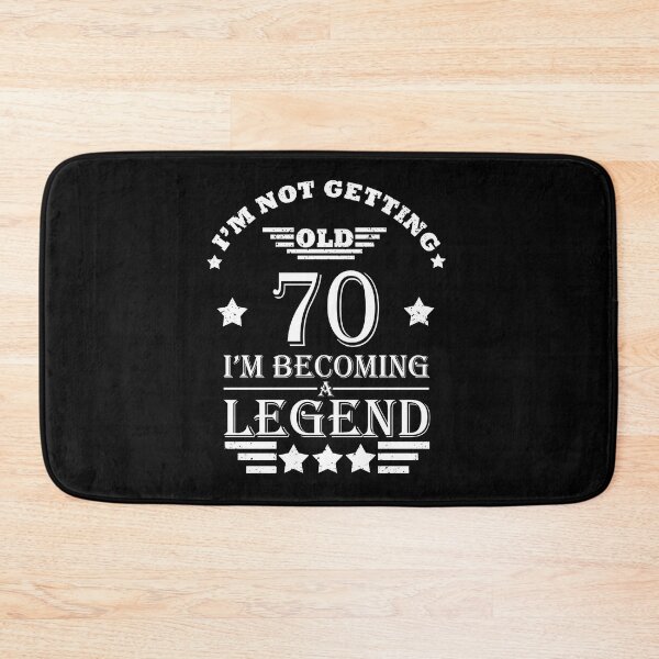 Item preview, I'm Not Getting Old I'm Becoming A Legend - Vintage 70 years old - 70th Birthday Party Gift designed and sold by Alexaltay.