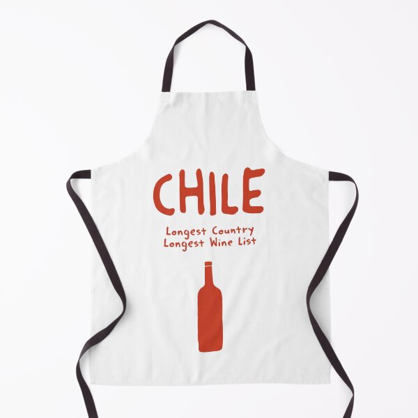 Item preview, Chile Wine Print – Longest Country Longest Wine List, Funny Design designed and sold by MarkedArtPrints.