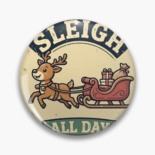 Item preview, Sleighing All Day Shirt – Funny Christmas Holiday Tee designed and sold by KERK Art and Design.