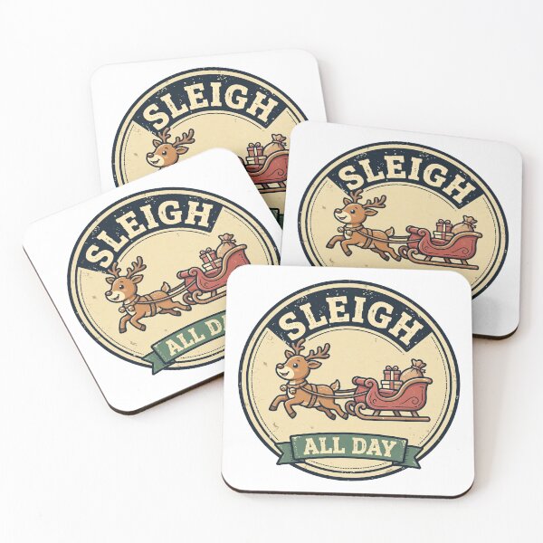 Item preview, Sleighing All Day Shirt – Funny Christmas Holiday Tee designed and sold by KERK Art and Design.
