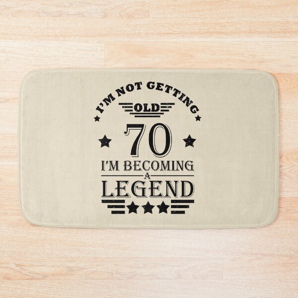 Item preview, I'm Not Getting Old I'm Becoming A Legend - Vintage 70 years old - 70th Birthday Party Gift designed and sold by Alexaltay.