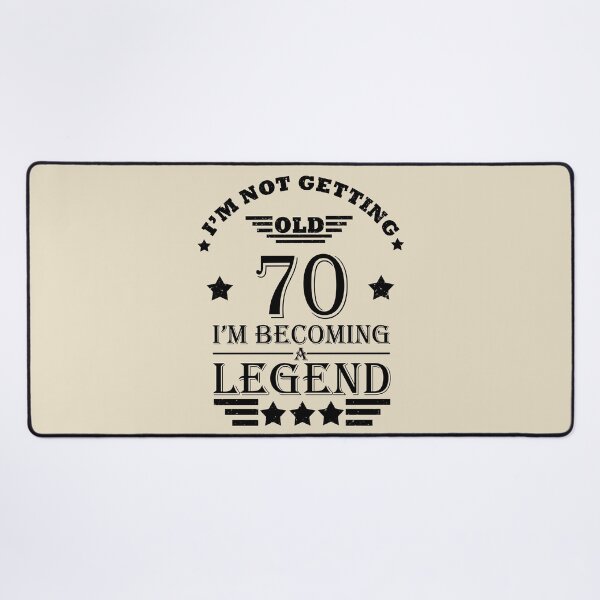 Item preview, I'm Not Getting Old I'm Becoming A Legend - Vintage 70 years old - 70th Birthday Party Gift designed and sold by Alexaltay.