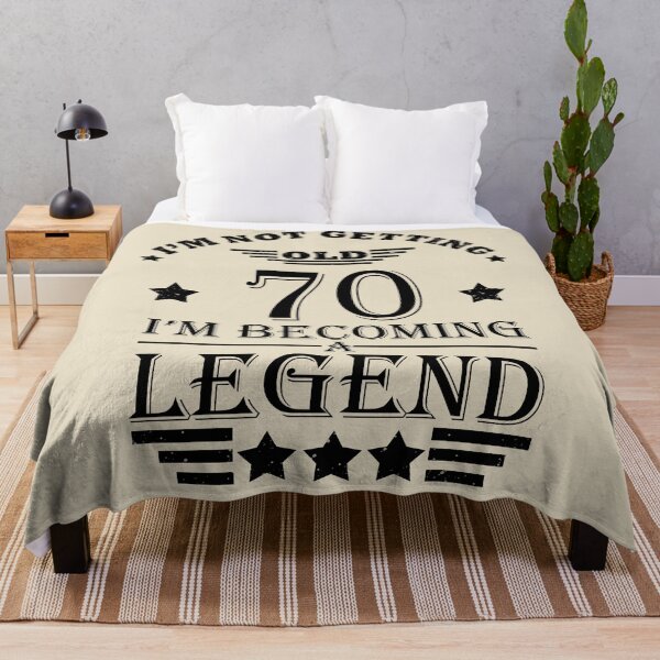 Item preview, I'm Not Getting Old I'm Becoming A Legend - Vintage 70 years old - 70th Birthday Party Gift designed and sold by Alexaltay.