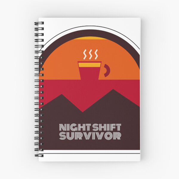 Item preview, Night Shift Survivor - Healthcare Sticker designed and sold by ClipCanvas.