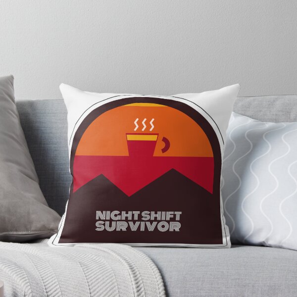 Item preview, Night Shift Survivor - Healthcare Sticker designed and sold by ClipCanvas.