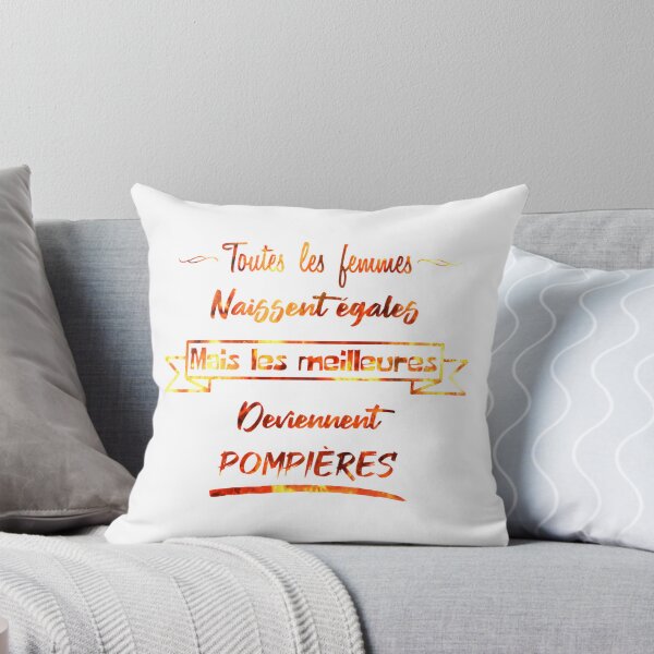 Item preview, The Best Women Become Firefighters - Inspirational French Design designed and sold by Acsend.