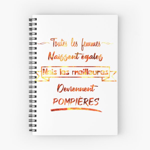 Item preview, The Best Women Become Firefighters - Inspirational French Design designed and sold by Acsend.
