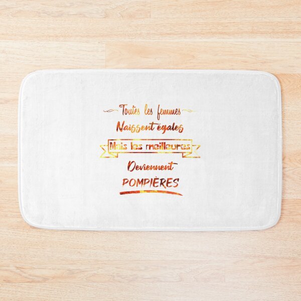Item preview, The Best Women Become Firefighters - Inspirational French Design designed and sold by Acsend.
