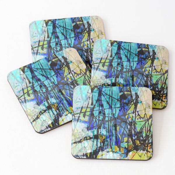 Item preview, Blue Abstract Art designed and sold by ViaARTfactory.
