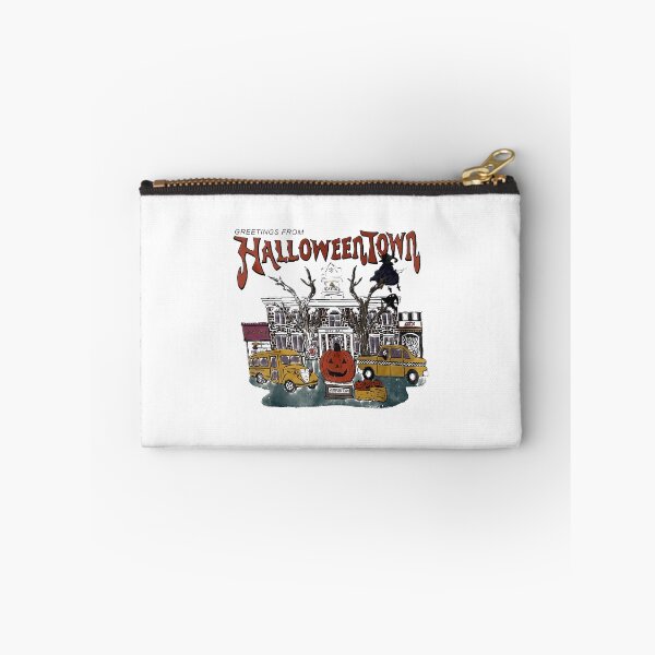 Item preview, Greetings From Halloweentown - Pumpkin - Bus - Taxi - Witch designed and sold by theandroidvivz.