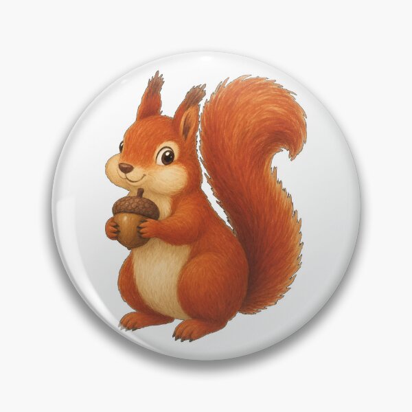 Item preview, Cute Red Squirrel Acorn designed and sold by STOXT.