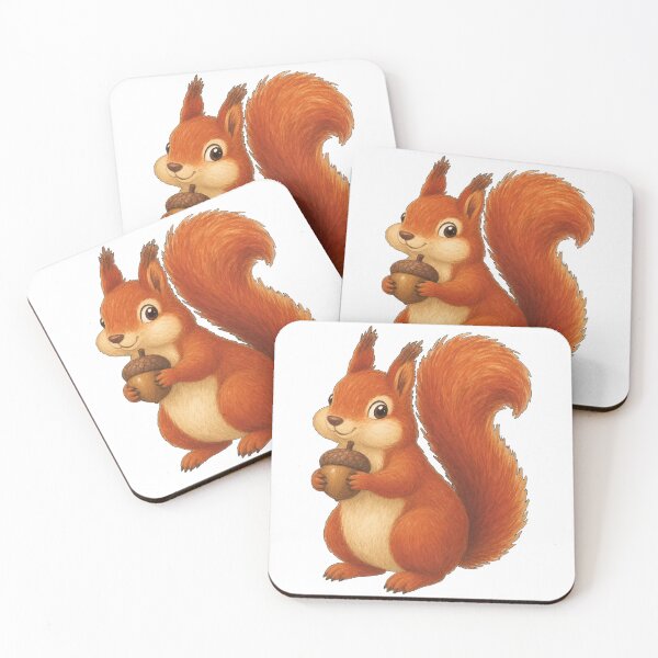 Item preview, Cute Red Squirrel Acorn designed and sold by STOXT.