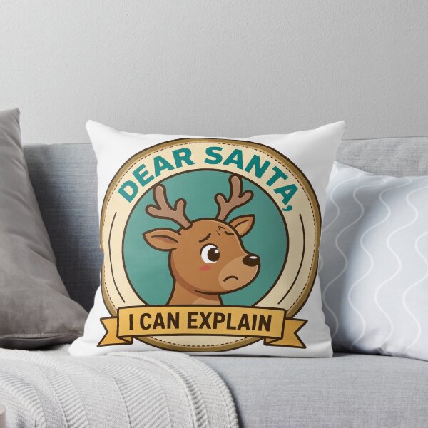 Item preview, Dear Santa I Can Explain Shirt – Funny Christmas Holiday Tee designed and sold by KERK Art and Design.