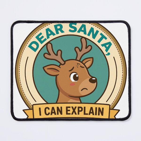 Item preview, Dear Santa I Can Explain Shirt – Funny Christmas Holiday Tee designed and sold by KERK Art and Design.