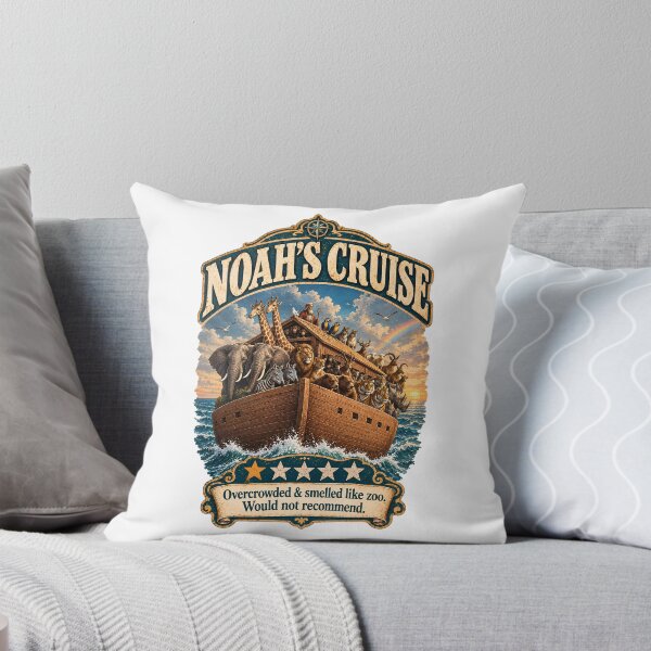 Item preview, Noah's Cruise One Star Review - Funny Noah's Ark 1 Star Bible Humor designed and sold by Neurospicy Trolls.