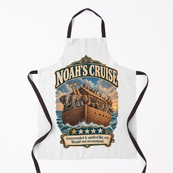 Item preview, Noah's Cruise One Star Review - Funny Noah's Ark 1 Star Bible Humor designed and sold by Neurospicy Trolls.