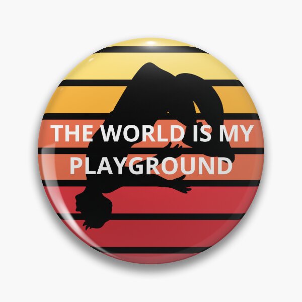 Artikelvorschau, Die Welt ist mein Spielplatz – Retro-Parkour & Freerunning entworfen und verkauft von BikTee.