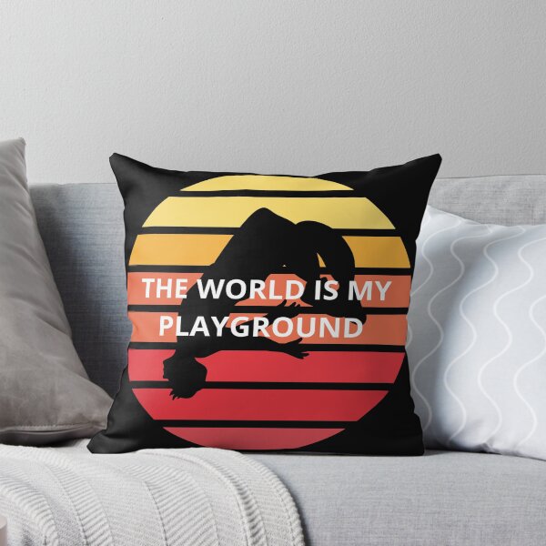 Item preview, The World Is My Playground - Retro Parkour & Freerunning designed and sold by Biczekdziczek.