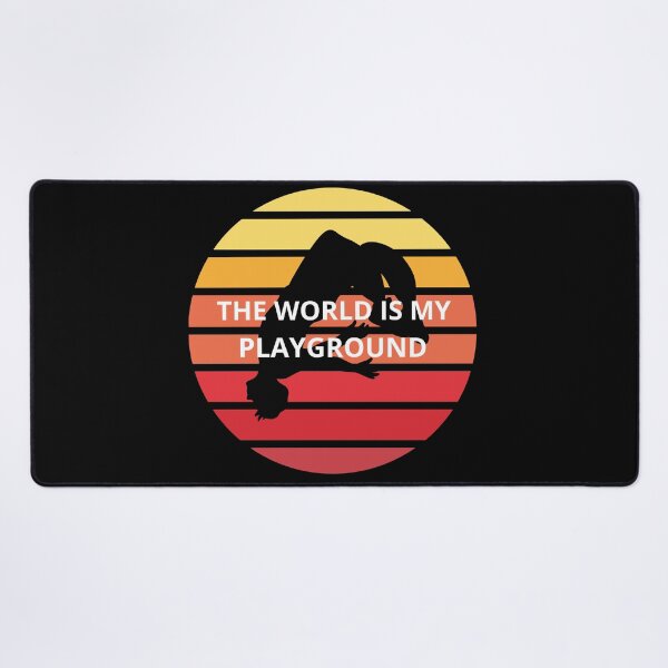 Item preview, The World Is My Playground - Retro Parkour & Freerunning designed and sold by Biczekdziczek.