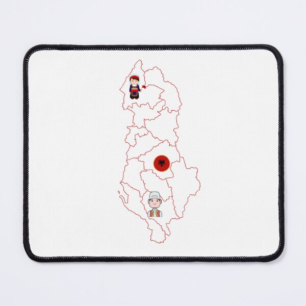 Item preview, Albania ?? | Albanian Woman & Man with the Albanian Flag | Proud Albanian Heritage designed and sold by gluxdesing.
