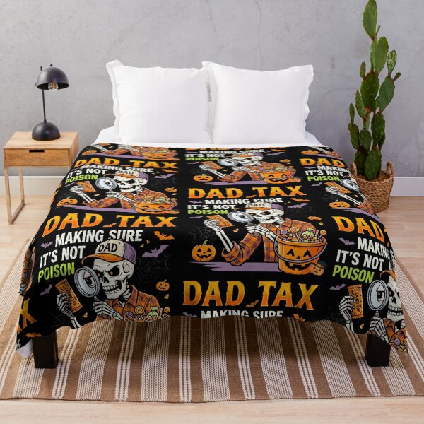 Item preview, Dad Tax Making Sure Its Not Poison Halloween Skeleton Dad Trick Or Treat Candy Design designed and sold by 519xdesign.