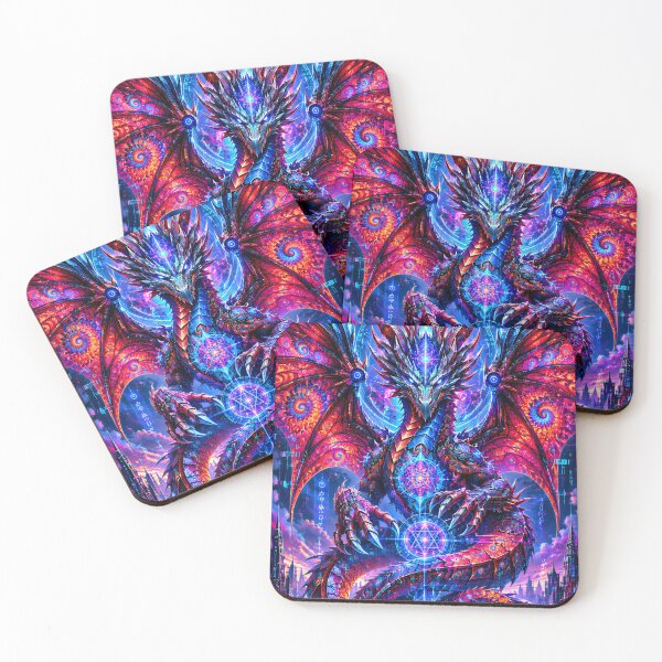 Item preview, Fractal Spirals Dragon designed and sold by hyperbeast store.