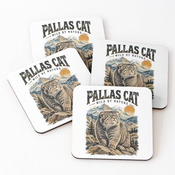 Item preview, Pallas Cat Wild by Nature Vintage Mountain Wildlife  designed and sold by Thegoldenline.
