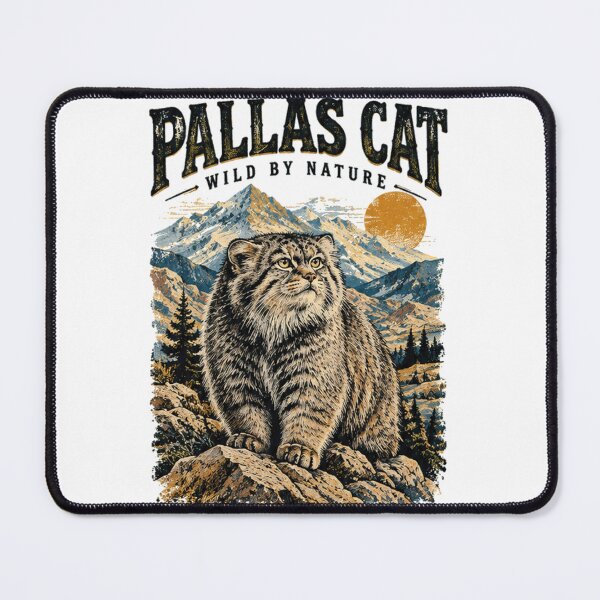 Item preview, Pallas Cat Wild by Nature Vintage Mountain Wildlife designed and sold by Thegoldenline.