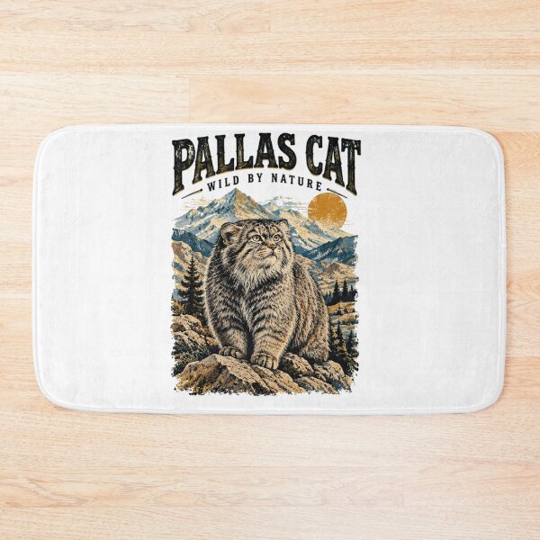Item preview, Pallas Cat Wild by Nature Vintage Mountain Wildlife  designed and sold by Thegoldenline.