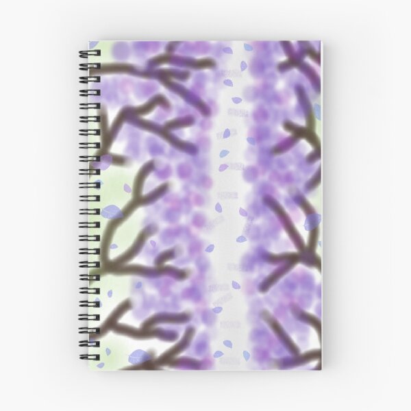 Item preview, Aesthetic Purple Wisteria Blossom Floral Forest Painting designed and sold by AWADHESH  CHAURASIA.