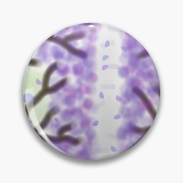 Item preview, Aesthetic Purple Wisteria Blossom Floral Forest Painting designed and sold by AWADHESH  CHAURASIA.