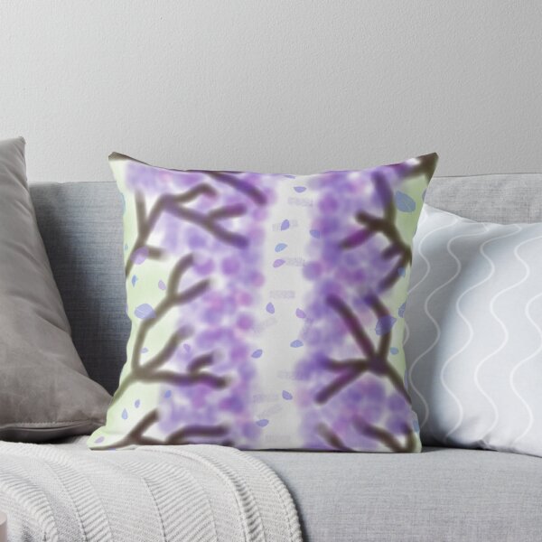 Item preview, Aesthetic Purple Wisteria Blossom Floral Forest Painting designed and sold by AWADHESH  CHAURASIA.