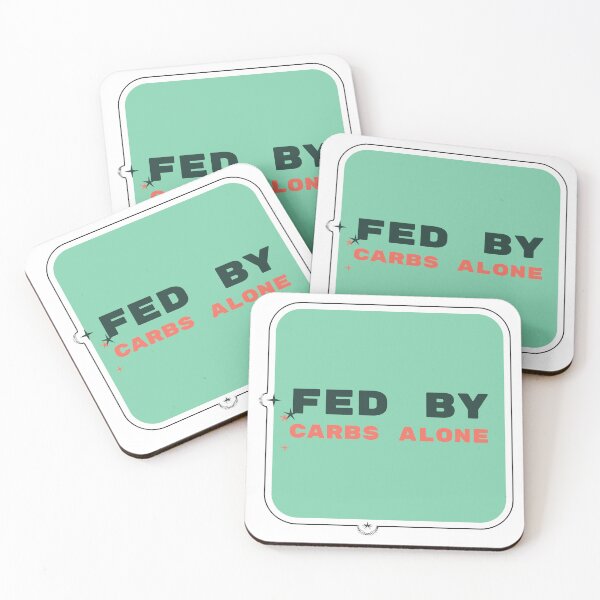 Item preview, Fed by Carbs Alone - Baking & Food Sticker designed and sold by ClipCanvas.