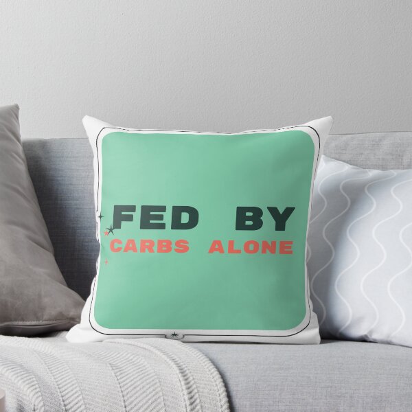 Item preview, Fed by Carbs Alone - Baking & Food Sticker designed and sold by ClipCanvas.