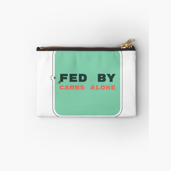 Item preview, Fed by Carbs Alone - Baking & Food Sticker designed and sold by ClipCanvas.
