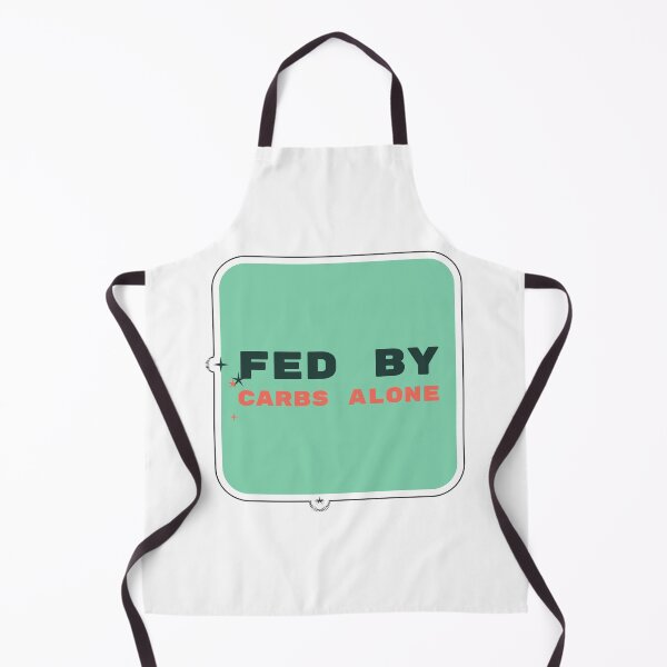 Item preview, Fed by Carbs Alone - Baking & Food Sticker designed and sold by ClipCanvas.
