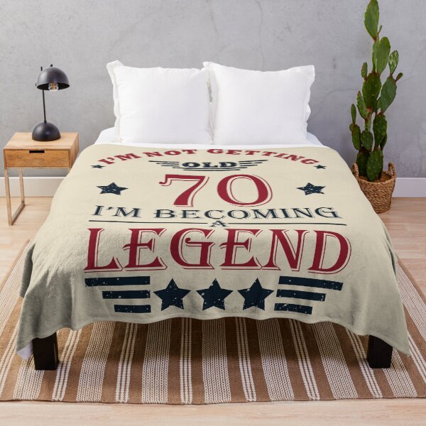 Item preview, I'm Not Getting Old I'm Becoming A Legend - Vintage 70 years old - 70th Birthday Party Gift designed and sold by Alexaltay.