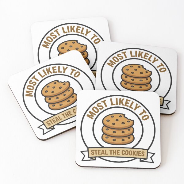 Item preview, Most Likely to Steal the Cookies Shirt – Funny Family Christmas Tee designed and sold by KERK Art and Design.