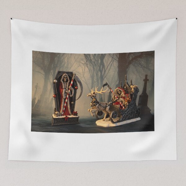 Item preview, Santa Reaper Awakens: Gothic Sinister Sleigh designed and sold by Steve Purnell Photography.