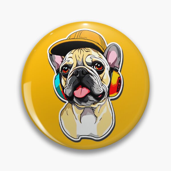 Item preview, French Bulldog DJ Vibes designed and sold by Topoartispp.