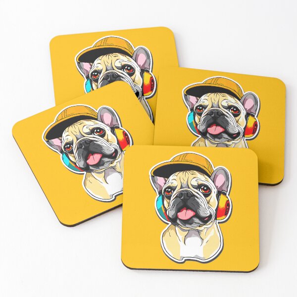 Item preview, French Bulldog DJ Vibes designed and sold by Topoartispp.