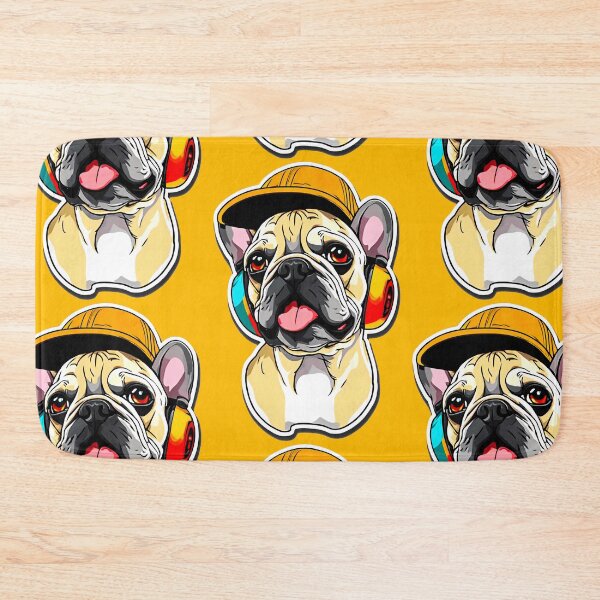 Item preview, French Bulldog DJ Vibes designed and sold by Topoartispp.