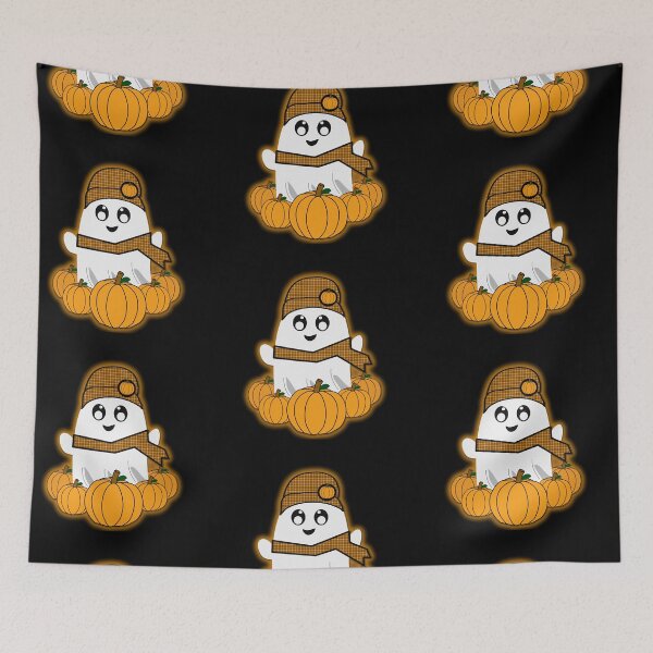 Item preview, Copy of Spooky Hand Drawn Pumpkin Ghost designed and sold by Ornamentary.